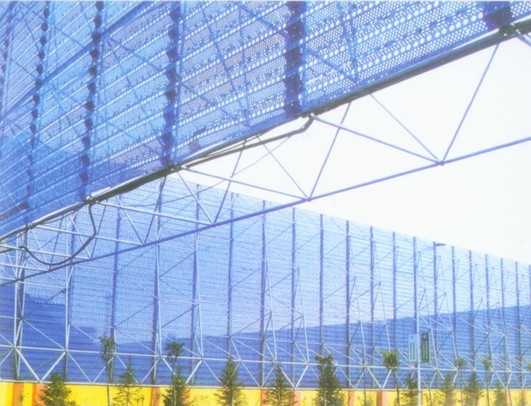 高平环保扫风墙网架工程